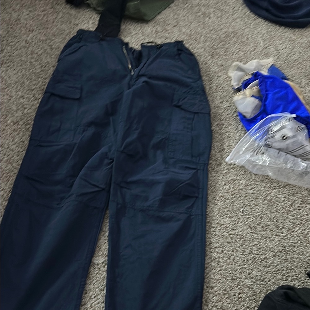 Navy Cargo Pants